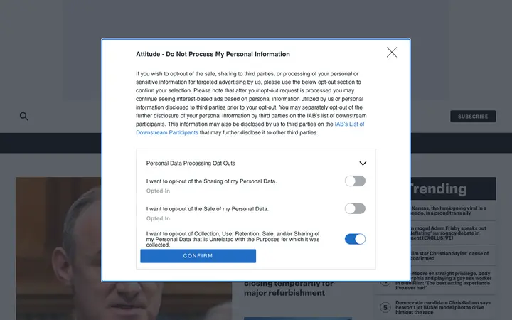 Attitude 网站截图