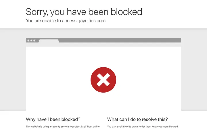 GayCities 网站截图