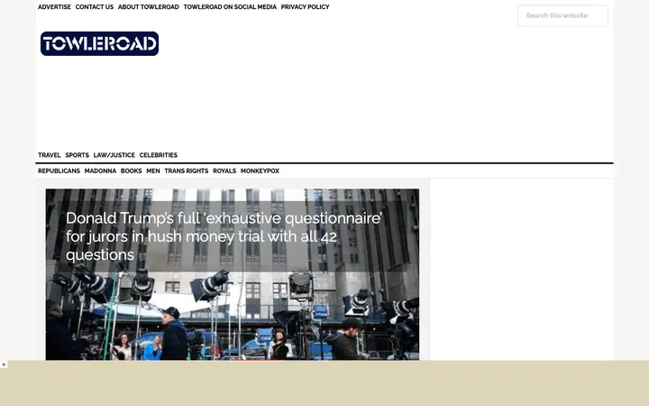 Towleroad 网站截图